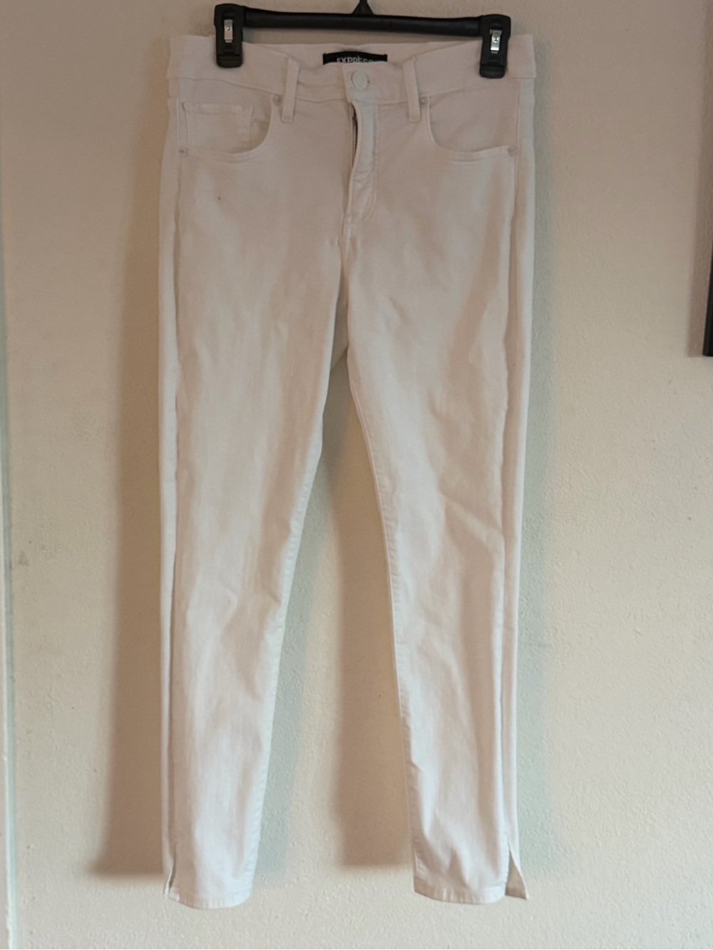 Express White Skinny Jeans — Slim Stretch Fit